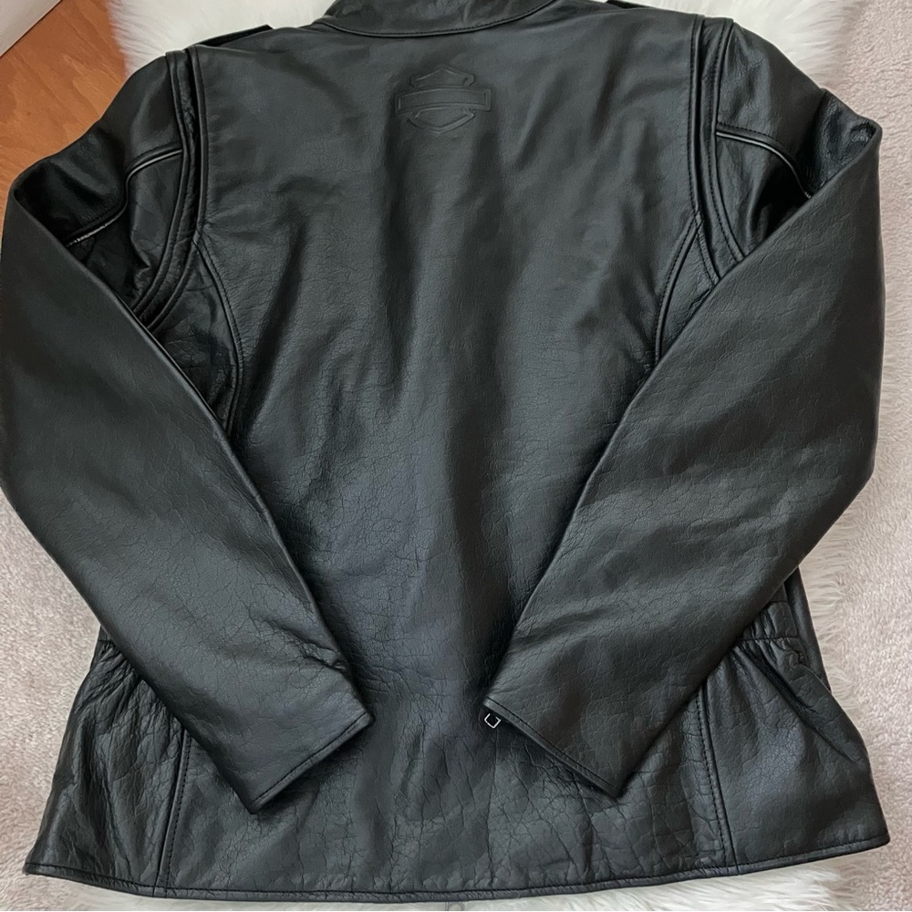 HARLEY DAVIDSON H-D Flex Layering System Captains Leather Jacket Outer Layer NWT - Picture 14 of 14